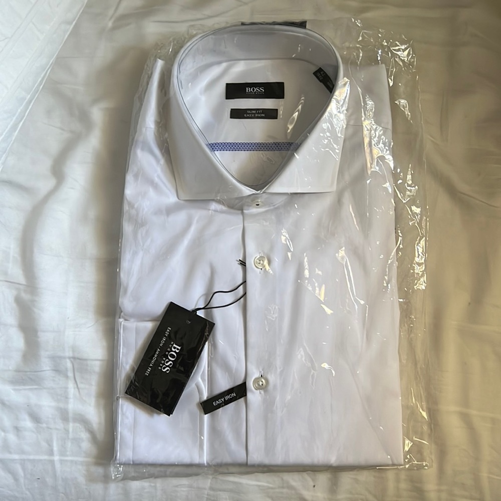 Hugo Boss white dress Shirt.
